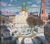 Новодевичий монастырь (2018, х.м., 35x40, арт. 138К.8) - 20 500 ₽