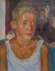 Портрет мальчика в майке (1960, к.м., 47x36, арт. М01К.22)