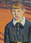 Портрет мальчика в рубашке с белым воротником (1960, к.м., 49x35, арт. М01К.25)