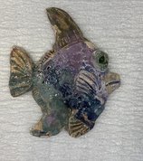 Рыба круглая панно (год не указан, шамот, 16x14, арт. 39п7) - 1 400 ₽