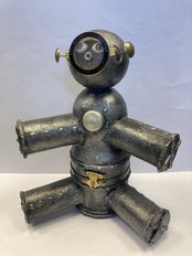 Водолаз-космонавт (2019, смешанная техника, 18x14, арт. 48П.14) - 2 000 ₽