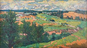 Подмосковные дали. Поленово (1991, к.м., 13x22, арт. 35К.157) - 4 500 ₽