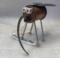 Муха любви 8 (2024, смешанная техника, 9x11, арт. 48п35) - 510 ₽