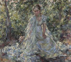 На опушке (2009, х.м., 60x70, арт. 11К.9)