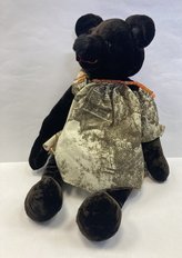 Мишка "Кострома" (2023, ткани, 23x14, арт. 17п.3) - 2 600 ₽