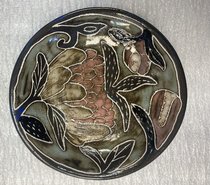 блюдце "пион" (2024, керамика, 2x13.5, арт. 29пх15) - 2 400 ₽