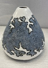 Ваза "Коралл" низкая (2025, керамика, 11x11, арт. 12пв23)