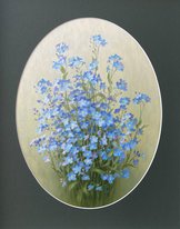 Незабудки (2023, к.м., 41x33, арт. 105К.20) - 14 000 ₽