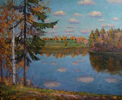 Золотая осень (2015, х.м., 55x65, арт. 35К.2) - 60 000 ₽
