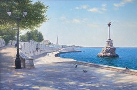 Город русских моряков (Севастополь) (2022, х.м., 40x60, арт. 105К.12) - 24 000 ₽