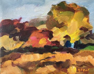 Осень (2015, х.м., 24x35, арт. 66К.02) - 8 500 ₽
