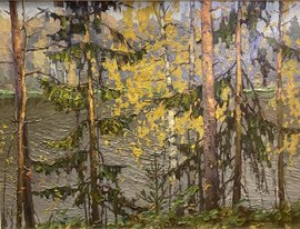 Река Мста (2012, х.м., 40x30, арт. 35К.149) - 15 300 ₽