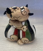 мышки-обнимашки в полосатом (2025, керамика, 9x8, арт. 12п01) - 1 050 ₽