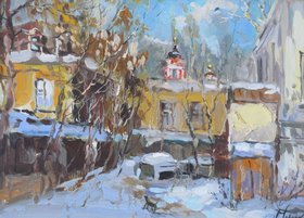 Солнечный день (2019, х.м., 30x40, арт. 01К.34) - 17 000 ₽