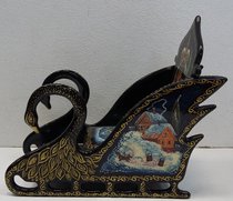 саночки малые (2020, папье-маше, 12x14, арт. 74п25) - 10 200 ₽