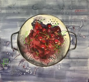 Черешня (год не указан, бум.,темпера,пастель, 44x50, арт. 12К.40) - 6 800 ₽