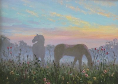 Утро туманное (2017, х.м., 30x40, арт. 37К.2) - 10 200 ₽