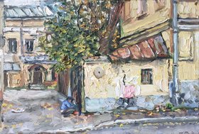 Переулок (2020, х.м., 15x20, арт. 27К.3) - 14 000 ₽