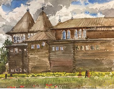 Дворец царя Алексея Михайловича (2022, б.акв., 23x30, арт. 42К.60) - 5 100 ₽