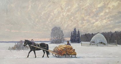 Золотистый день (2014, х.м., 35x65, арт. 35К.35) - 30 000 ₽