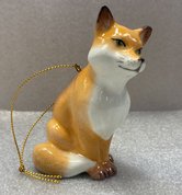 Лиса (фарфор) (2024, майолика, 8.5x4.5, арт. 79пФ32031) - 3 300 ₽