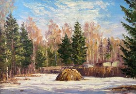 Весна (год не указан, х.м., 30x40, арт. артсалон) - 7 000 ₽