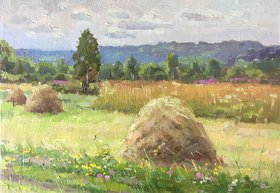 Подмосковные дали (2018, х.м., 25x35, арт. 35К.156) - 14 000 ₽