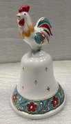 колокольчик с петушком (2025, фарфор, 13x8, арт. 79ПФ36002) - 3 700 ₽