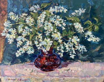 Черемуха (2006, орг.м., 40x50, арт. 80к5) - 6 800 ₽