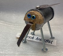 Муха любви 9 (2024, смешанная техника, 7x8, арт. 48п36) - 510 ₽