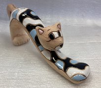 Кот вытягивается (2025, терракота, 9x20, арт. 12п20) - 900 ₽