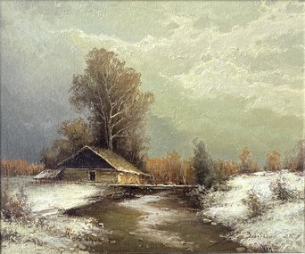 В декабре (2025, х.м., 25x30, арт. 91к33) - 23 000 ₽