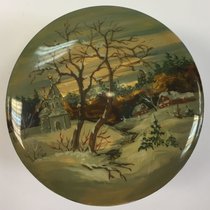 солонка (2018, папье-маше, 3.5x7, арт. 74п9) - 1 500 ₽