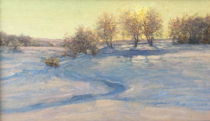 Зимнее утро (2021, к.м., 15x25, арт. 23К.02) - 5 700 ₽
