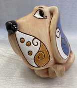 собака с ушами копилка (2025, терракота, 13x14, арт. 12п52) - 1 000 ₽