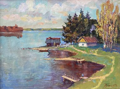 Теплый день (2025, х.м., 30x40, арт. 50к20) - 25 500 ₽