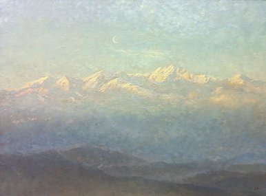 Горный пейзаж (2018, х.м., 60.5x88, арт. 35К.100) - 50 000 ₽