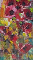 Маки (2015, х.м., 85x46, арт. 45К.09) - 42 500 ₽