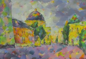 Большая Ордынка (2017, х.акр., 50x70, арт. 06К.04) - 25 500 ₽