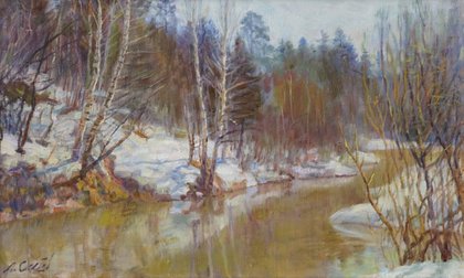 Весна (2013, х.м., 33x53, арт. 32К.21) - 45 000 ₽