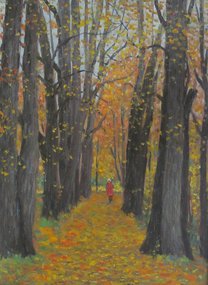 Осенний мотив (2018, х.м., 40x30, арт. 36К.2) - 7 700 ₽