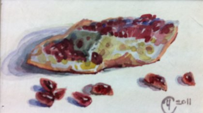 Кусочки граната (2011, б.акв., 7x12, арт. 42К.14) - 850 ₽
