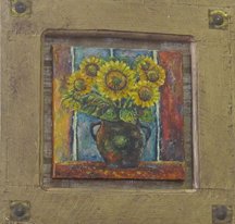 Подсолнухи (2017, х.м., 48x48, арт. 04К.19) - 10 200 ₽