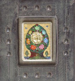 Древо жизни (2018, х.см.т., 44x39, арт. 04К.22) - 8 500 ₽