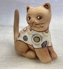 котик нежный (2025, терракота, 7x8, арт. 12п50) - 700 ₽