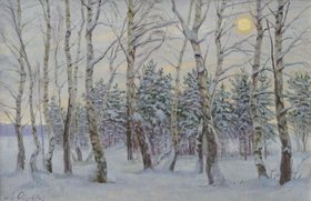 Зимний день (2011, х.м., 35x50, арт. 32К.11) - 15 500 ₽