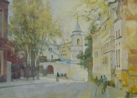 Москва (2016, х.м., 40x50, арт. 110К.03) - 19 000 ₽