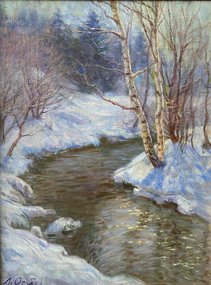 Вестник весны (2005, х.м., 49x30.5, арт. 32К.008) - 25 500 ₽