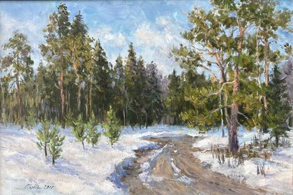 Апрель (2017, х.м., 40x60, арт. 44К.02) - 13 600 ₽